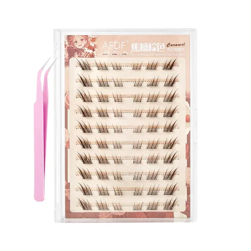 Vista 23 de Extensión de Pestañas DIY Efecto 3D Natural Individual 9/11/12mm Pestañas 80 Racimos Pestañas de Volumen Set Mixto, Extensión de Pestañas Caseras