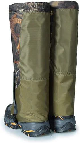 Vista 2 de Polainas impermeables para las piernas, botas de nieve 500D, polainas de caza, polainas de guardia de serpiente para senderismo y escalada