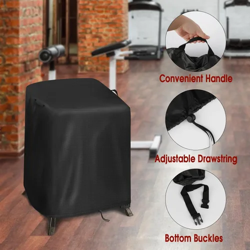 Vista 4 de Funda para mancuernas, a prueba de polvo, para entrenamiento de fuerza, para gimnasio en casa, cubierta impermeable para mancuernas (funda solamente)