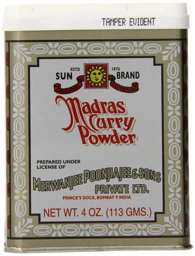 Vista 6 de Polvo de curry madras de Sun Brands, 4 oz