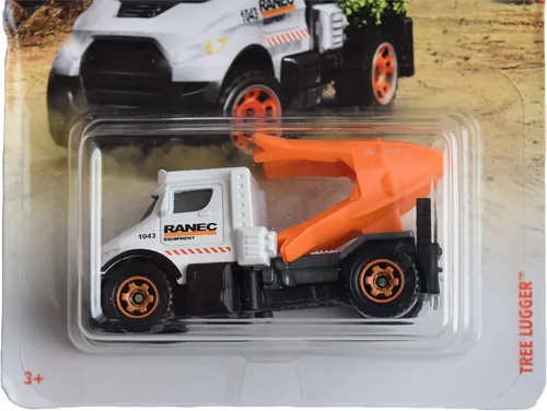 Vista 2 de Matchbox Construction Series 13/20, [Blanco/Naranja] Bolsa de árboles 26/100