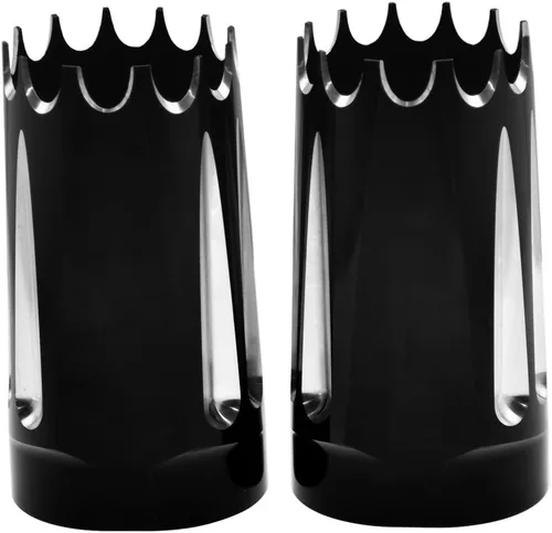 Vista 3 de Cubre horquillas superiores CNC HDBUBALUS para Harley Harley Touring Road King Street Electra Glide FLT FLHR FLHT FLHX FLSTF FLSTN