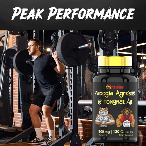 Vista 4 de Tongkat Ali para hombres: 1200 mg x 120 cápsulas También conocido como raíz de Longjack Suplemento Tongkat Ali 100% natural y ultra potente