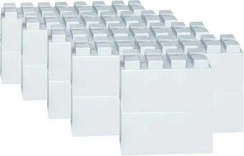 Vista 10 de EverBlock Paquete modular de plástico de tamaño natural de 3 x 3 pulgadas Bloques de construcción gigantes Fácil de conectar y reutilizar Uso