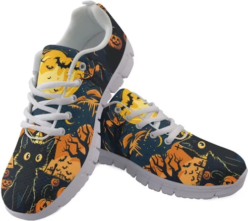Vista 35 de HUGS IDEA Zapatos deportivos ligeros con patrón de enfermería para mujer Bandera estadounidense