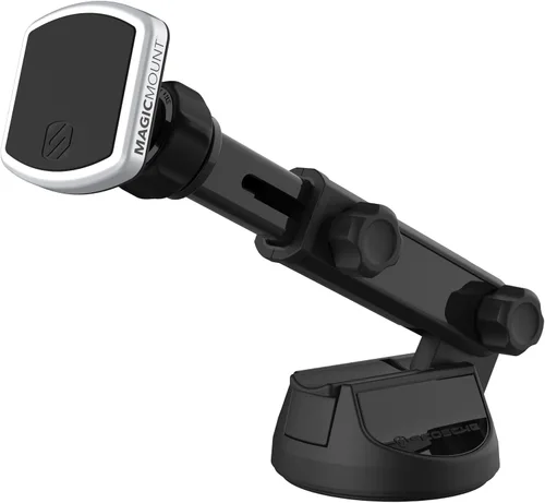 Vista 11 de Scosche MagicMount Pro Soporte magnético para teléfono para automóvil con cargador USB-C de 20 W + 12 W USB-A, enchufe para encendedor