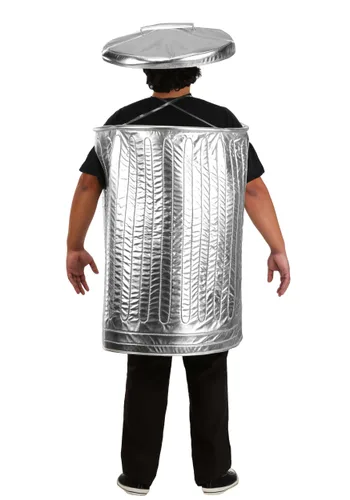 Vista 2 de Disfraz de Bote de Basura Talla Grande para Adultos Multicolor