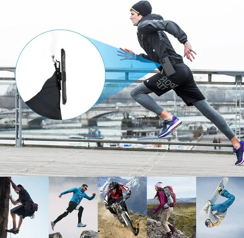 Vista 7 de VENINGO Funda para iPhone 11, funda para iPhone 11, resistente de 3 capas con soporte para cinturón, funda de clip para cinturón, a prueba