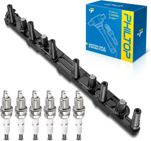 Vista 64 de PHILTOP UC15 Paquetes de Bobina de Encendido Compatibles con Volkswagen 1951-1953 1965 1967-1979 Beetle, 1971-1979 Super Beetle, MG 1962-1974 MGB