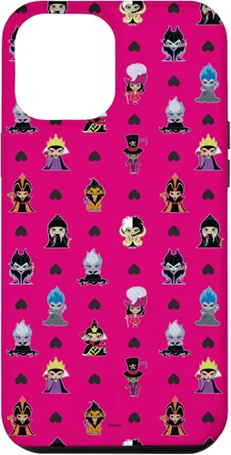 Vista 25 de iPhone 16 Disney Villains Anti-Love Cute Black Heart Valentine’s Day Case