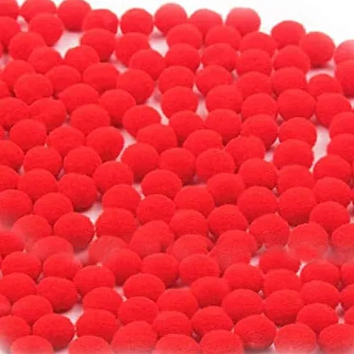 Vista 15 de 1000 pompones para manualidades de 1 pulgada, bolas de pompón mullidas de Navidad, pequeñas bolas de pompones para manualidades, proyectos