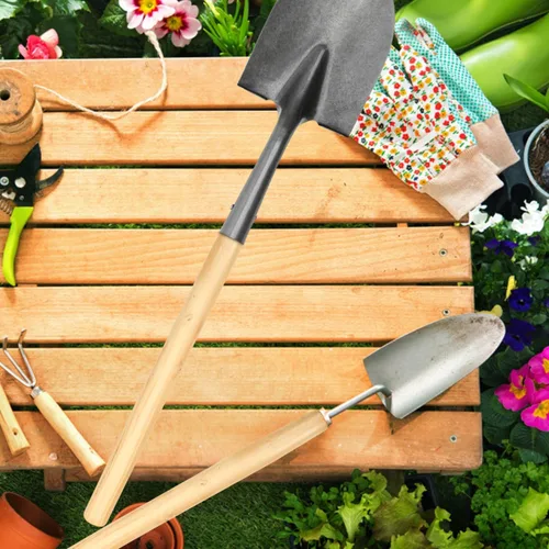 Vista 9 de Healeved Mango de guadaña de madera de repuesto de 15.35 pulgadas antideslizante ergonómico mango de herramienta de jardín para palas, hoces