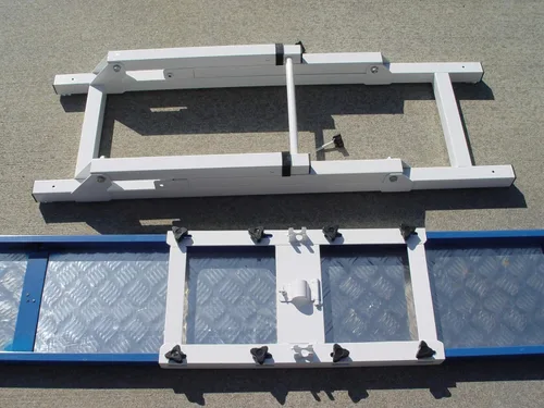 Vista 5 de 9' perro Agility Teeter (sierra transparente), aluminio con superficie de goma