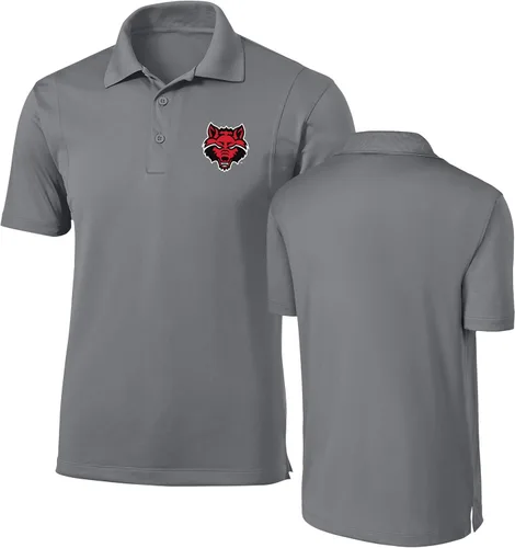 Vista 8 de Polo atlético de micro piqué NCAA para hombre Prime con cuello propio