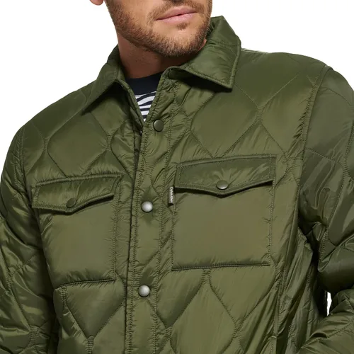 Vista 5 de Calvin Klein Chaqueta acolchada con cebolla para hombre