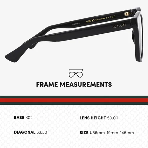 Vista 5 de Gucci GG1346SK Lettering Logo Men Rectangular shape Sunglasses with Luxury Eyewear Kit