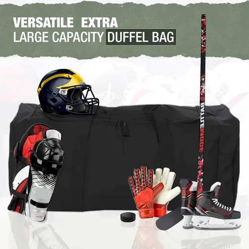 Vista 6 de Jetstream Bolsa de viaje resistente con múltiples bolsillos y duradera, para gimnasio, para viajes, talla única