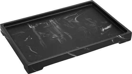 Vista 19 de Luxspire Bandeja de resina para tocador, bandeja de baño, bandeja de almacenamiento para tanque del inodoro, 11 x 4 pulgadas, bandejas para A - Tinta