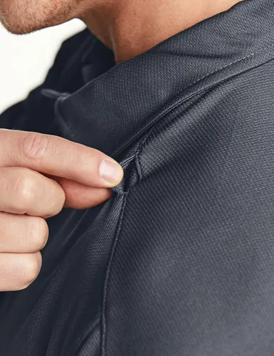 Vista 9 de CQR Camiseta polo táctica para hombre, de manga corta, ligera y con Dry Fit, tela piqué, FPU 50+, para exteriores
