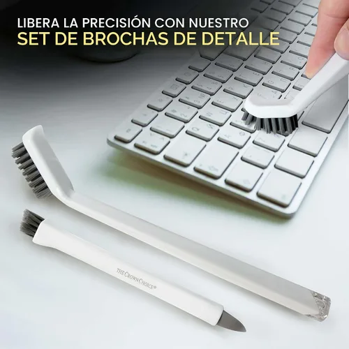 Vista 8 de Juego de cepillos de limpieza de lechada (3 piezas) para limpieza profunda multiusos, cepillo de dientes de limpieza para esquinas y espacios Juego