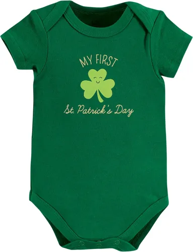 Vista 139 de Hudson Baby baby-girls Cotton Bodysuits 3-pack