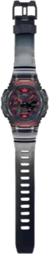 Vista 6 de Casio G-Shock GAB001G-1A - Reloj analógico digital para hombre, color negro transparente, claro negro, Toque