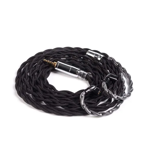 Vista 11 de KBEAR - Cable de auriculares de 4 núcleos y 2 pines [suave], cable de actualización 5N UPOCC Singel, cable desmontable IEM con enchufe de 0.098 in