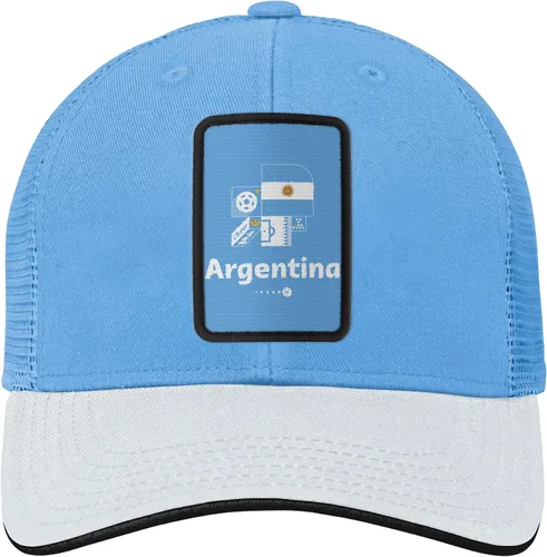 Vista 18 de Outerstuff Sombrero de malla Procrown con mosaico de contraste para la Copa Mundial de la FI verde-blanco