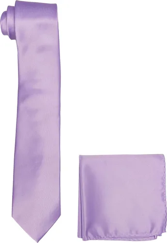 Vista 35 de Stacy Adams Conjunto de corbata sólida de satén para hombre