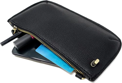 Vista 5 de Joy Susan Bolso de moda para mujer Mini Crossbody Bolso de embrague de muñeca - Negro 100 - negro
