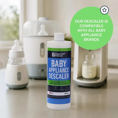Vista 2 de Essential Values Descalcificador de electrodomésticos para bebés, solución de descalcificación compatible con Baby Brezza Philips Avent