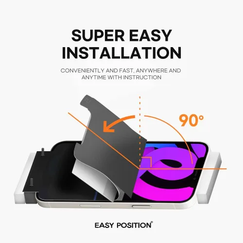 Vista 4 de Protector de pantalla mate antirreflejos para Galaxy Z Flip 4, juego de 3 películas (interior, exterior, bisagra) para un tacto perfecto, sin