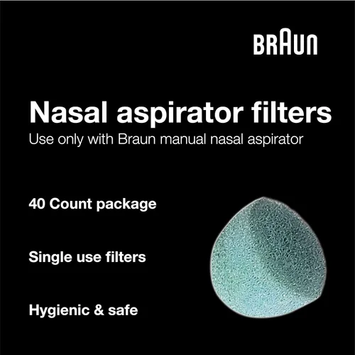 Vista 2 de Braun Filtros de aspirador nasal manual, 40