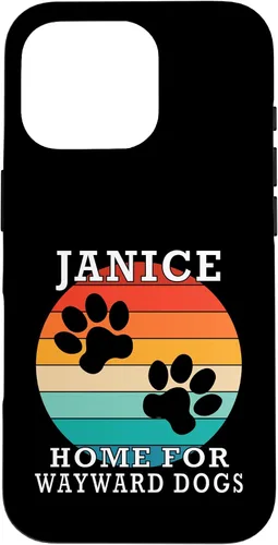 Vista 20 de Janice Home for Wayward Dogs Family Name Case for iPhone 16