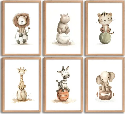 Vista 10 de Conjunto de 6 impresiones de pared de lona cristiana para guardería, versículos bíblicos para niños, citas inspiradoras, pintura, imagen, decoración