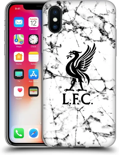 Vista 55 de Oficial LIVERPOOL Football Club 2017/18 Mármol Soft Gel Case para iPhone de Apple 7 Plus/8 PLUS Escudo negro.