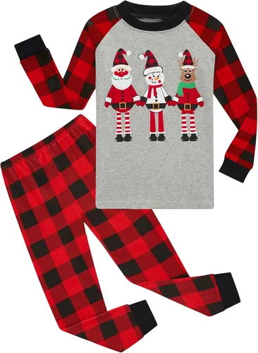 Vista 134 de Demifill Conjunto de pijamas de Halloween para niños y niñas, pijamas de Navidad, ropa de dormir para niños y niñas