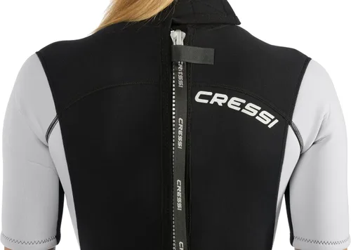 Vista 4 de Traje de neopreno corto para mujer adulta para esnórquel, buceo, neopreno térmico de calidad de 0.098 in - Med X: diseñado en Italia por Cressi