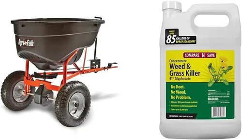 Vista 9 de Agri-Fab 45-0463 - Esparcidor de remolque de 130 libras y kit de rejilla esparcidora de 110-130 libras