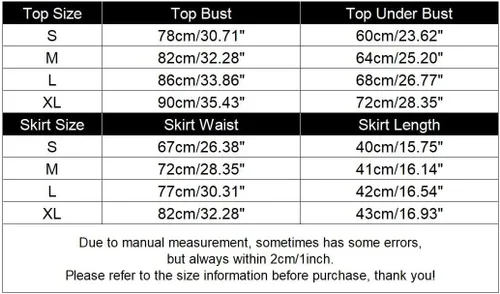 Vista 7 de Women's Rave Outfit Sets For Women Festivals 2 Pcs Metallic Tops long Skirt EDM Party Club Holographic Rave Outfits