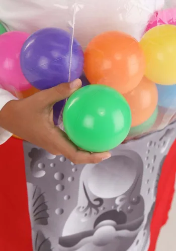 Vista 3 de Disfraz Inflable de Máquina de Chicles para Niños Multicolor