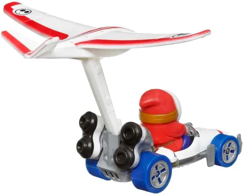 Vista 3 de Hot Wheels Mario Kart Veículo de Brinquedo Shy Guy B-Dasher
