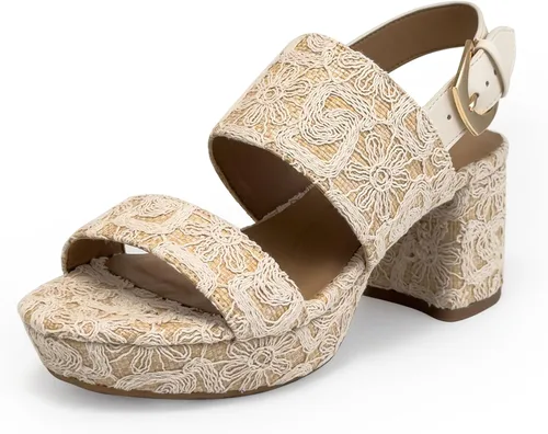 Vista 36 de Sandalias de tacón Aerosoles Camilia para mujer Natural