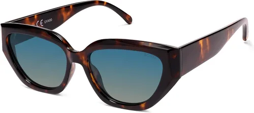 Vista 30 de SOJOS Gafas de sol polarizadas de ojo de gato lindo de moda para mujer Cateye SJ2237