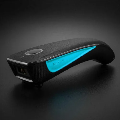 Vista 5 de NETUM Escáner de código de barras láser inalámbrico 1D compatible con Bluetooth, lector de código de barras USB de bolsillo pequeño funciona