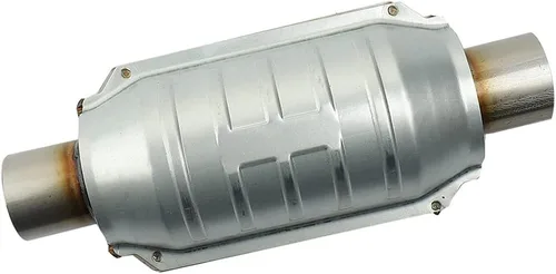 Vista 6 de Convertidor catalítico universal de entrada/salida de 2 pulgadas, con escudo térmico (compatible con EPA)
