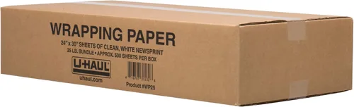 Vista 4 de U-Haul Papel de embalaje de papel de periódico para mudanza y envío - 500 hojas - 25 libras. - Hojas de 24" x 30