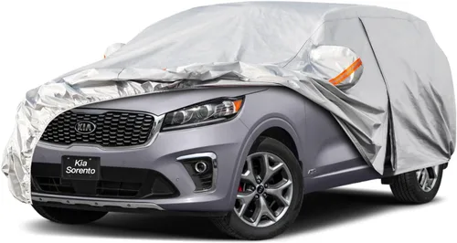 Vista 90 de Kayme Funda para Automóvil SUV de 6 Capas Ajuste Personalizado para Acura MDX (2001-2025) Impermeable Todo Clima para Automóviles, Cubierta Completa