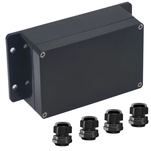 Vista 29 de Caja de conexiones Caja de conexiones IP65 impermeable de plástico ABS para proyectos eléctricos Caja de conexiones de alimentación Cajas