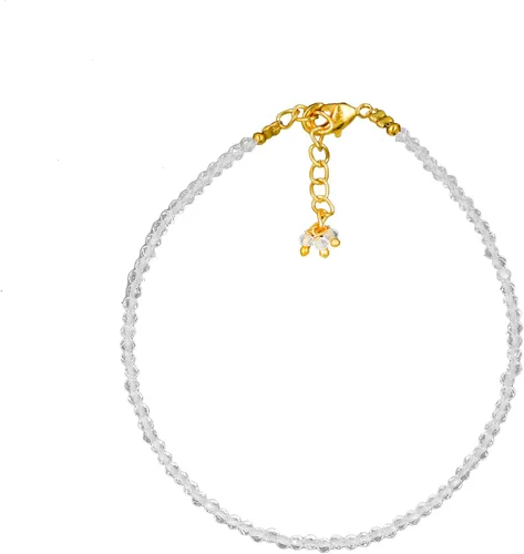 Vista 30 de TGH Pulsera de cuentas naturales con piedras preciosas microfacetadas, joyería para ella, cristales curativos energéticos de piedra natal, cadena